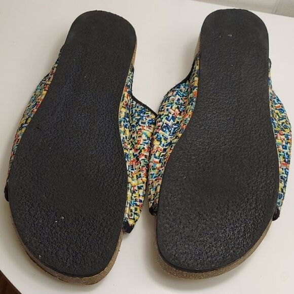 Bernie Mev. Multicolored Woven Buckle Sandals 41 - Picture 5 of 6